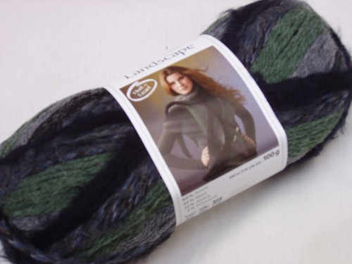 Patons landscape scarf - landscape,