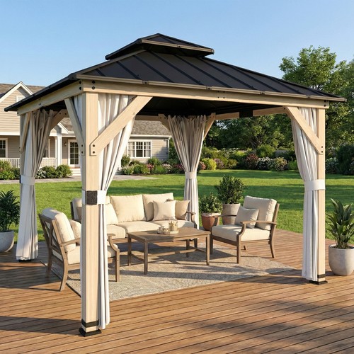 Hardtop gazebo canopy - x, m