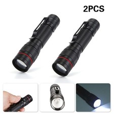 2x USB Flashlight Torch Lamp
