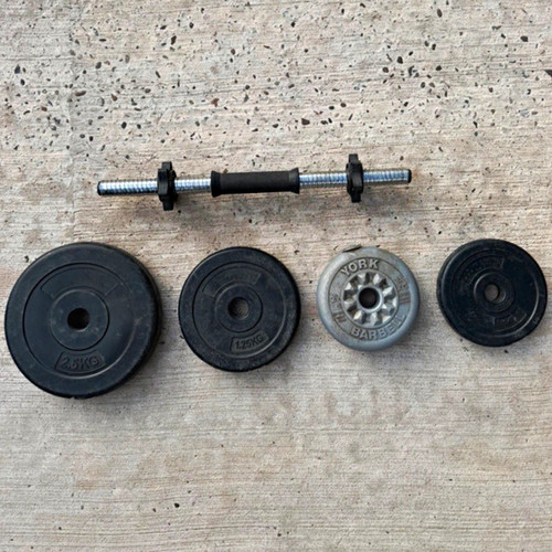 York mixed weight plates - plates, set