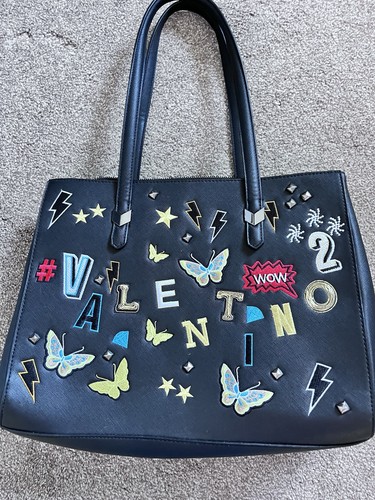 Valentino mario black handbag - black,