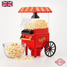 Carnival Hot Air Popcorn Maker Electric Popper Machine Fat Free Snack  Maker