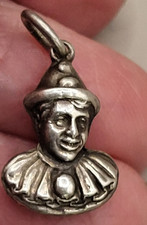 Vintage Silver Pierrot Clown