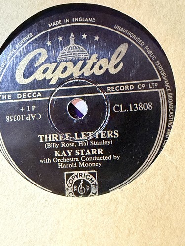 Kay starr three letters - kay,
