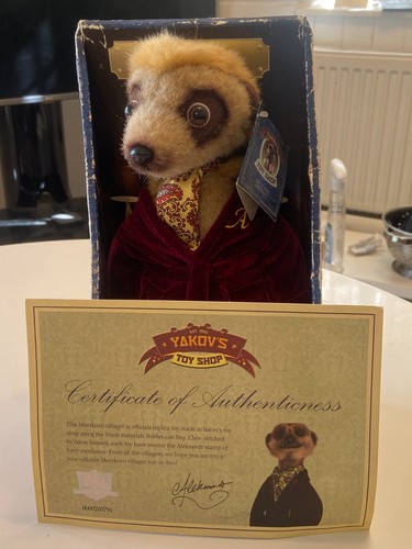 Soft toy teddy meerkat - soft, /