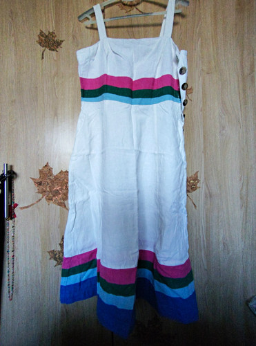 Boden white striped shift - boden,