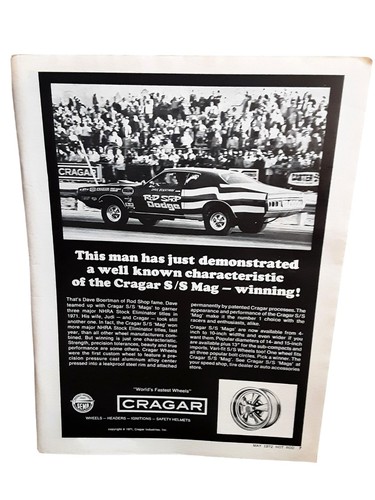 1972 cragar mag wheels ad - s/s,