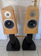JBL Ti2K Beech Bookshelf Speakers - With JBL Stands.