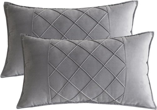 Grey oblong cushion - oblong, 30