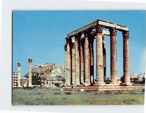 Postcard temple olympian - of,