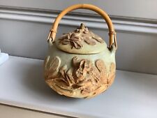 Bernard Rooke Studio Pottery Art Pottery Signed Frog & Lilly Pad 