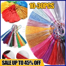 1-30X Silky Tassels Set Crafts for Souvenir Bookmarks Jewelry Making Accessories