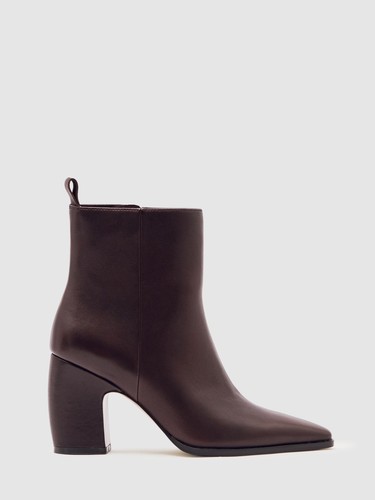Reiss womens red leather - womens,