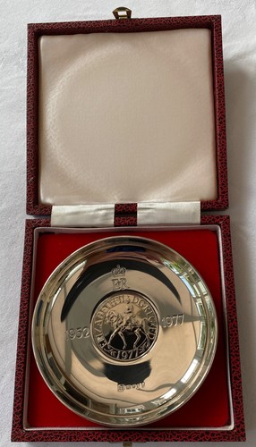 Silver jubilee crown - crown, dish