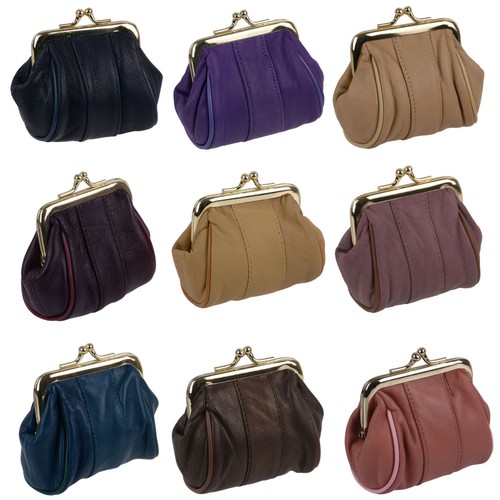 Classic leather purse with top - classic,