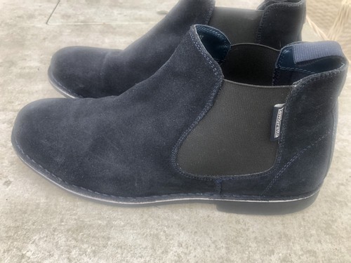 Lambretta navy suede chelsea - lambretta,