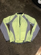 Specialized Cycling Jacket/vest Women Small Neon Yellow Gray Windbreaker Bike