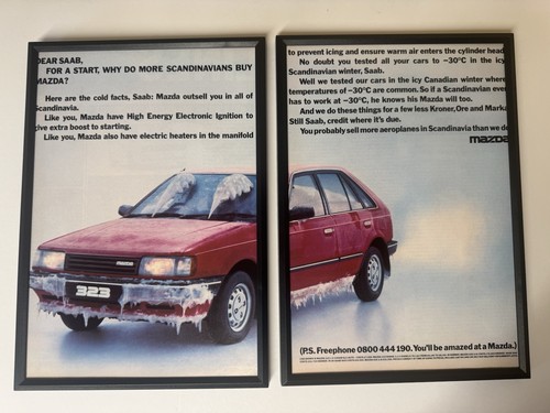 Framed vintage 1987 - 1987, mazda
