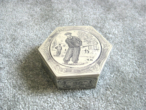 Comoy scrimshaw hexagon - scrimshaw,