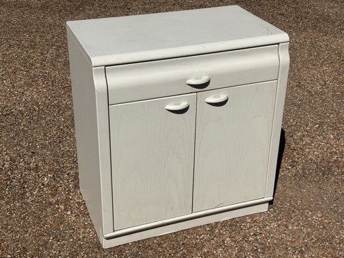Hülsta white wood cabinet - white,