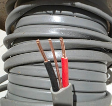 1.5mm² Twin & Earth Mains Cable - (Red/Black) Old Colours - Doncaster Cables