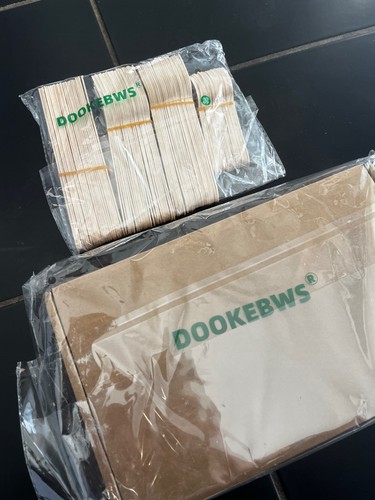 400pc wooden cutlery - 400pc, set