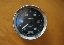 Smiths 0-100psi Oil Pressure