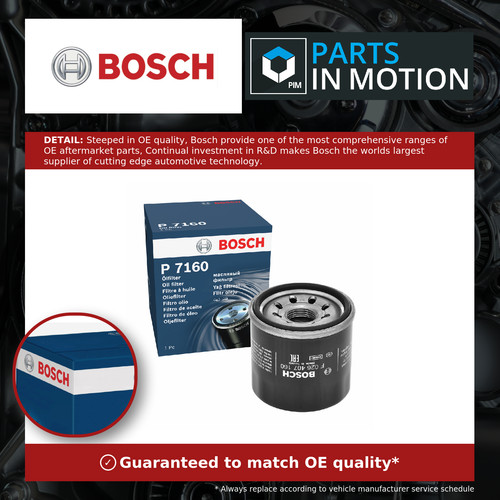 Oil filter fits - fits, mazda