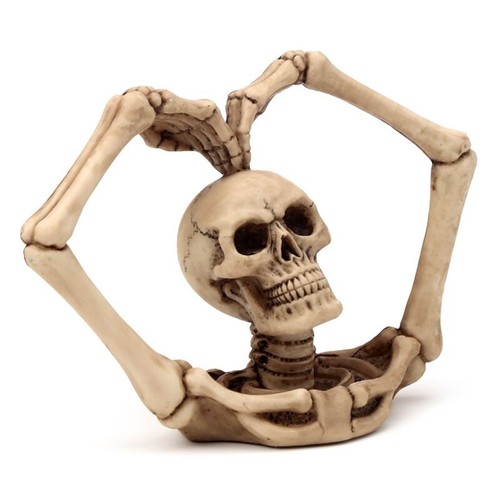 Skeleton heart skull - heart, gothic