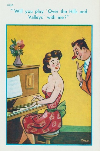 Vintage saucy seaside - vintage,