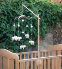 Wooden Baby mobile arm holder