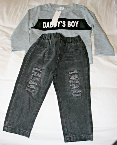 Shein boys jeans and top - ,