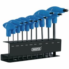 DRAPER HEX KEY SET 10PC METRIC