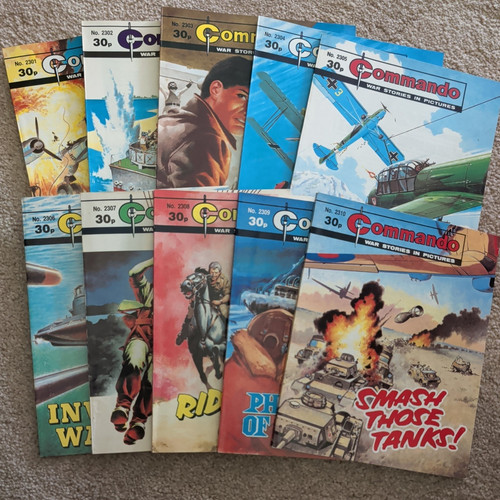 Commando comics 2301 2302 - 10,