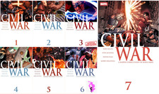 CIVIL WAR  - FULL 7 PART SET -