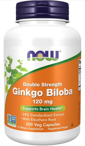 Now 200 veg capsules ginkgo - now**200, capsules**ginkgo