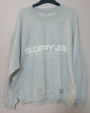 Jackie Harris Sloppy Joe Cotton Grey Marl Sweatshirt Size 2 oversize casual