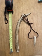 Stag Horn Game Priest (Fishing / Pheasant) + Leather Strap (weighted)