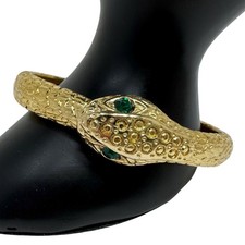 Vintage 1990s Gold Tone Snake