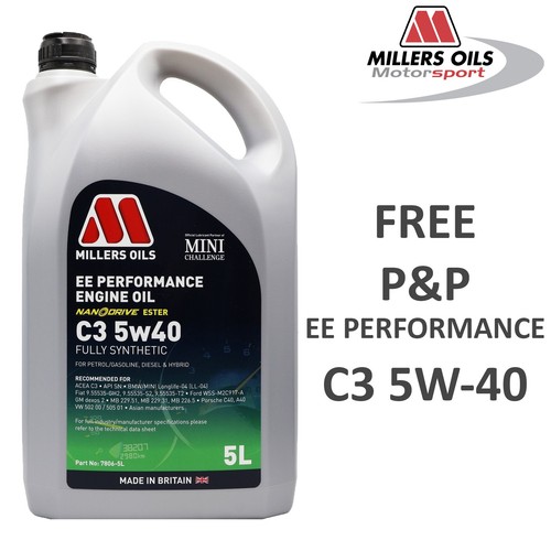 Millers oils performance - oils, c3