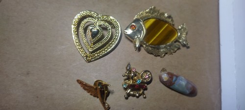 Vintage brooch and pin - vintage, group