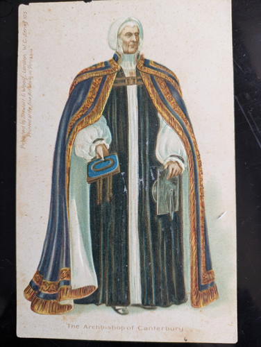 Vintage postcard archbishop - vintage,