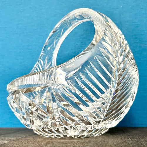 Webb corbett crystal basket - webb,