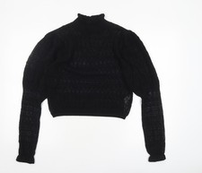 Zara Women’s Black High Neck