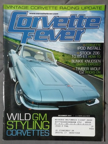 Corvette fever magazine - fever, 2007