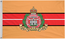British Army Suffolk Regiment Army Polyester 5'x3' Flag