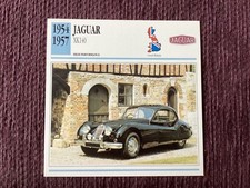 Jaguar XK140,  1954/57, High Performance Class Car, G.B.,Collectors Card