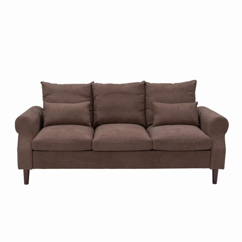 Seater fabric linen sofa - seater,