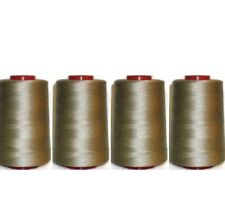 Overlocking Thread Polyester Industrial Sewing Machine 5000 Yard x 4 Cones BEIGE