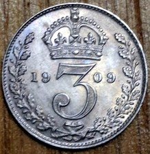 1909 Edward VII Threepence 3d